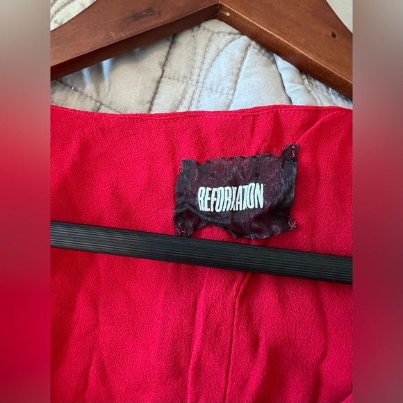 Reformation Red Wide-Leg Jumpsuit with Fitted Bodice - Picture 15 of 16